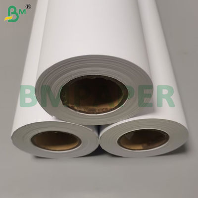 80gsm Uncoated White CAD Plotter Paper For Engineering Printing