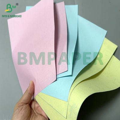 50gr 55gr 3 Part Printable Carbonless NCR Paper For Receipt 8.5 x 11inch