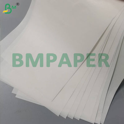 45gsm White Greaseproof Paper Waxed Wrapping Paper 80 * 110cm