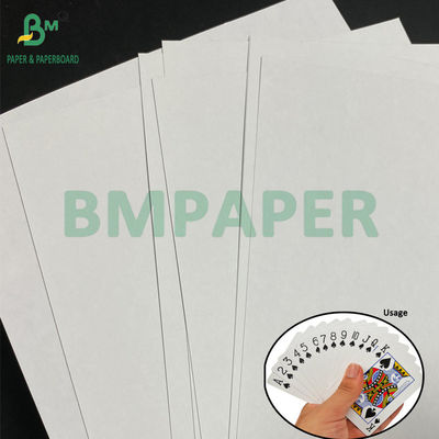 290gsm 300gsm Black Core Paper White Cardboard For Creating Trading Cards