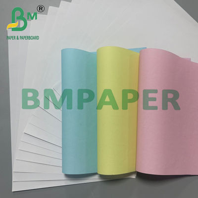 60g Colorful Carbonless Copy Paper Sheets 100% Virgin Wood Pulp NCR