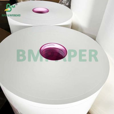 34mm X 6000m White MG Paper Roll 25g 26g For Wrapping Plastic Straws