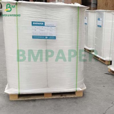 34mm X 6000m White MG Paper Roll 25g 26g For Wrapping Plastic Straws