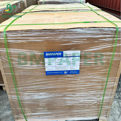 75g 80g Wet Strength Unbleached Kraft Paper For Bags High Tenacity