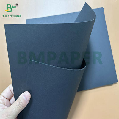 300gram 350gram 65 x 90cm Uncoated Black Kraft Paper For Gift Box