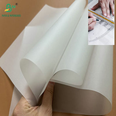 83gram 93gram 70 X 100cm Translucent Vegetal Papel For Engineering Design