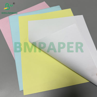 75gr 78gr Carbonless Paper CF Yellow CFB Blue Letter Size 216x279mm Image Black