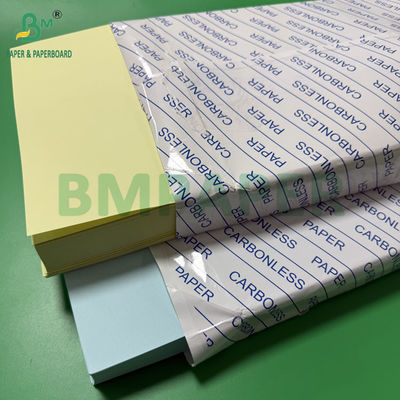 75gr 78gr Carbonless Paper CF Yellow CFB Blue Letter Size 216x279mm Image Black