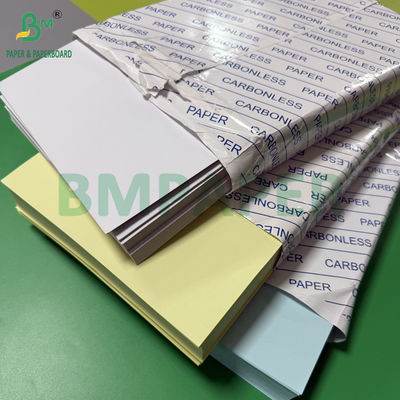 75gr 78gr Carbonless Paper CF Yellow CFB Blue Letter Size 216x279mm Image Black