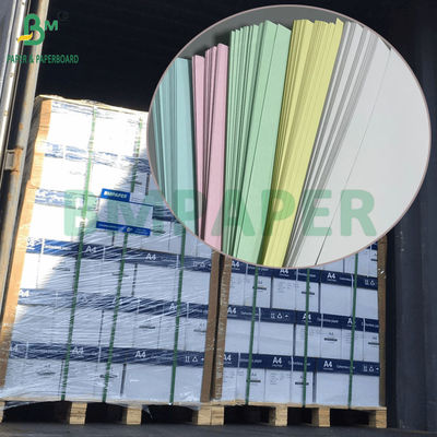 75gr Digital Printing Carbonless Paper CB White CFB Yellow CF Pink 9 X 11