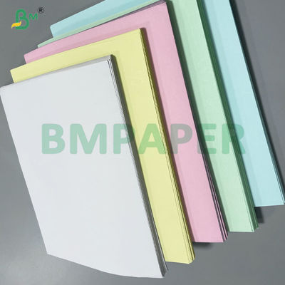 8 1/2 X 11 NCR Carbonless Paper 15lb 20lb CF Canary CB White for Digital Printing