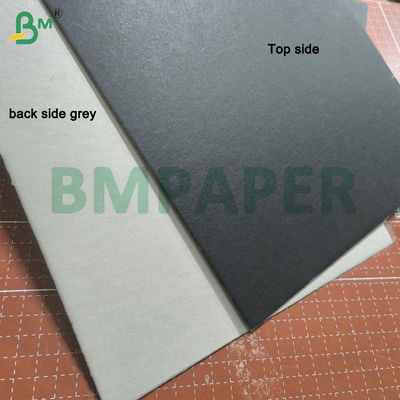 Black Paper Laminated Grey Board on One Side 2mm Thick for Packaging