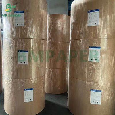 120gsm Food Contact Approved Bleached White Kraft Paper Roll Custom Width