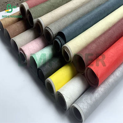 147cm Reel Width 0.55mm Sewable PU Tyvek Paper For Women Bags