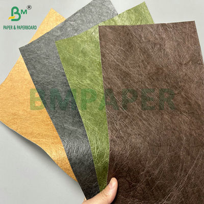 147cm Reel Width 0.55mm Sewable PU Tyvek Paper For Women Bags