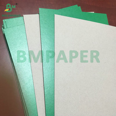 Stiffness 2mm 2.5mm Green Coated Grey Back Carboard For Making Box