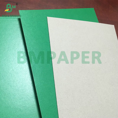 Stiffness 2mm 2.5mm Green Coated Grey Back Carboard For Making Box