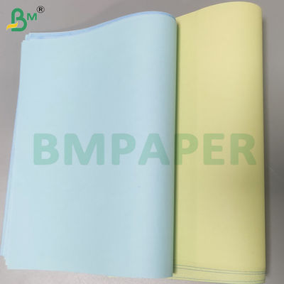 Blue / Black Image Carbonless Copy Paper Sheets For Receipts And Forms