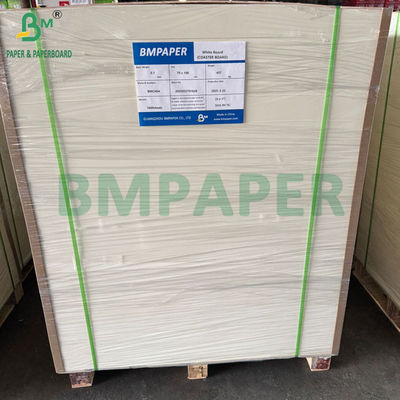0.7mm 385gsm Premium Absorbent Coaster Board 70x100cm Natural White Sheets