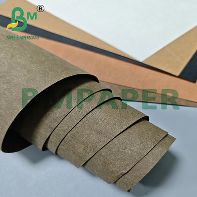 0.3mm 0.7mm Light Brown Durable Reusable Kraft Tex Paper For Food Storaging