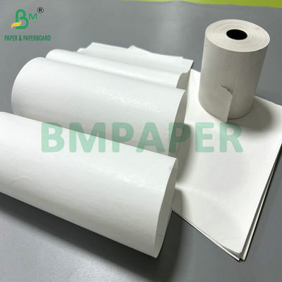 55gram Thermal Coating White Cashier Paper Jumbo Roll In 240mm X 3000 Meter