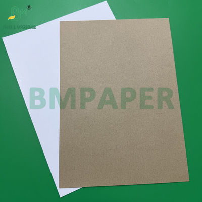 140gr 200gr White Top Kraft Back Board For Shoe Boxes 70cm 100cm 115cm Roll