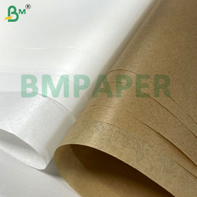 Brown Kraft Silicone Coated Release Paper 80gsm For Labels &amp; Grease-Resistant Applications