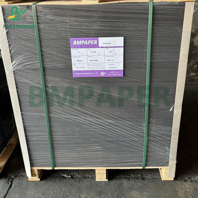 1.5mm 1200g 2mm 1600g Black Solid Board Double Sides Deep Black 70 X 100cm