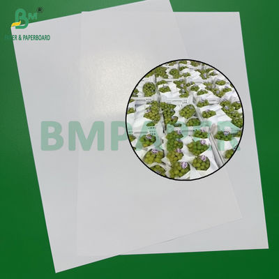 40 - 90gsm White Fruit Wrapping Paper For Grapes Vegetables Packaging Water Resistant