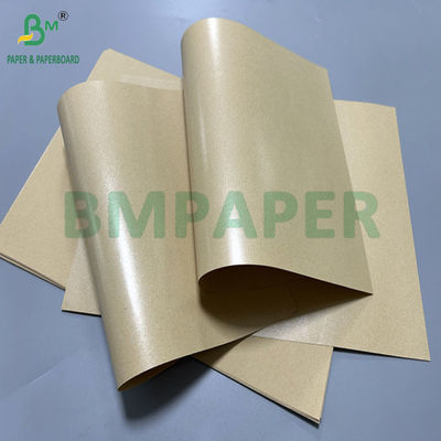 50gram 60gram Greaseproof PE Coated Brown Kraft Paper For Food Bag 70cm Width
