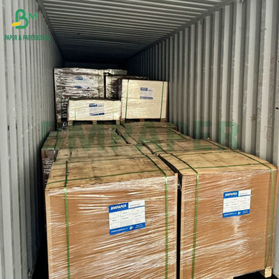 60gsm 70gsm 70x 100cm Brown Coated 1 Side Ribbed Kraft Paper For Food Wrap Bags