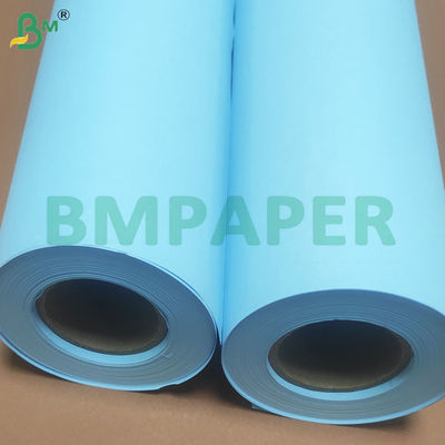 2 Inch Core Size Clear Image Double Side Blue Plotter Paper Rolls