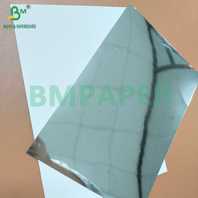 400gsm 425gsm Silver Mirror Cardstock Shimmer Metallic Paper For Packing Box