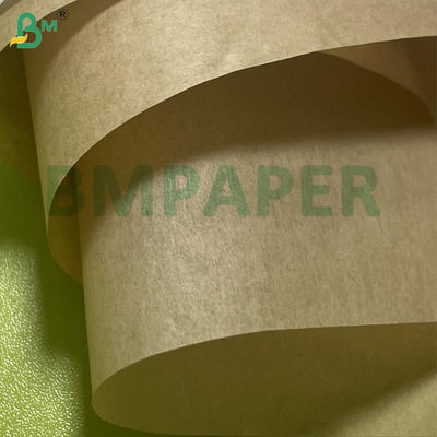 40gsm 50gsm Printable Kit 7 Brown Food Grade Greaseproof Paper Grease Resistant For Hamburger Packaging