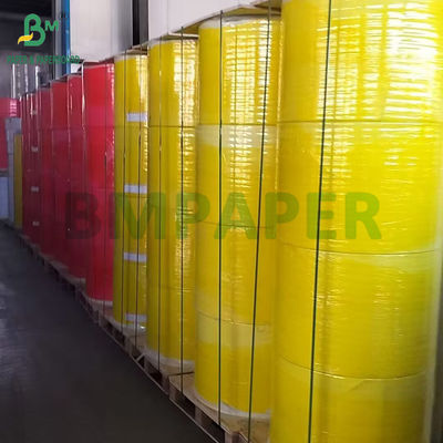 60g Carbonless Paper NCR Rolls CB White CF Colored Custom 21cm - 200cm Width