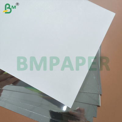 Silver Metallic Paper Sheet 300gsm Silver Foil Mirror Cardstock For Cardmaking