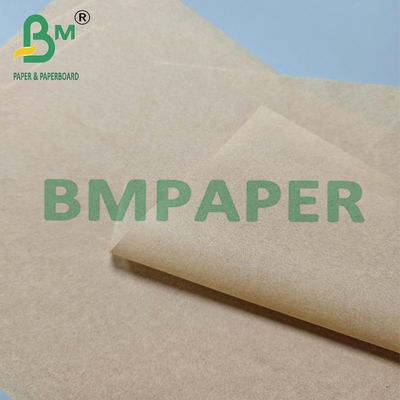30gsm 35gsm Compostable Unbleached Burger Paper For Oil Food Wrapping