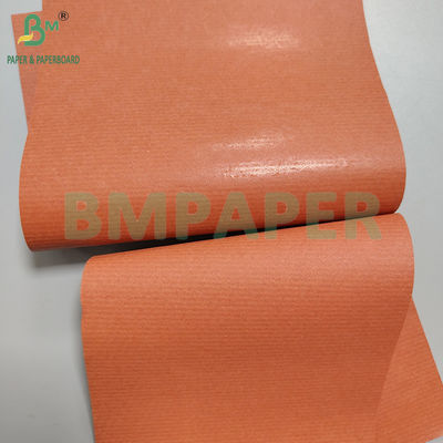 40gsm MG Red Wax Striped Kraft Paper For Pears And Other Fruit Packing