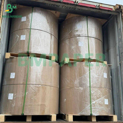 40gsm MG Red Wax Striped Kraft Paper For Pears And Other Fruit Packing