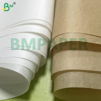 50gsm 60gsm Heat-resistant Greaseproof Paper for Fatty Food Packaging Brown & White Kit3 Kit5 Kit7 Moisture-Resistant Recyclable