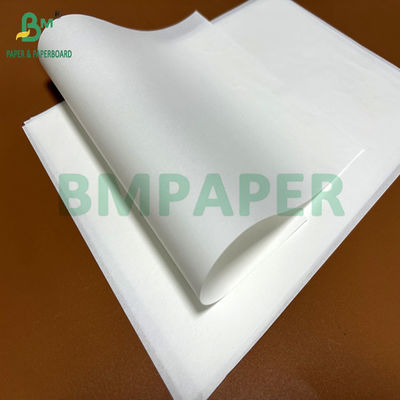 35gram 40gram White Color Greaseproof Paper To Wrap Fast Food 20 x 26cm