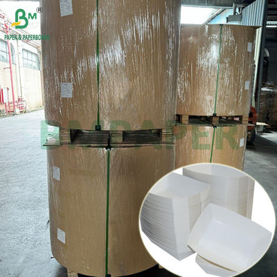 300g PET Laminated Food Grade Tray Liner Paper Rolls 635mm High Temperature