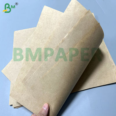 Expansible 80gsm 90gsm Brown Stretch Kraft Paper For Flour Package Bgas 800mm 900mm