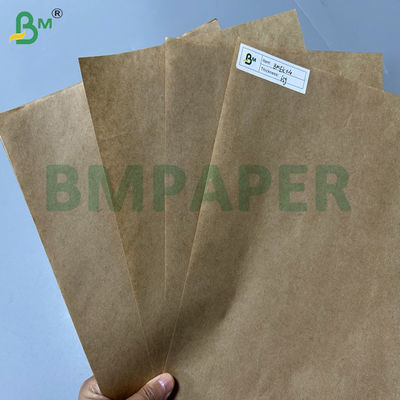 Expansible 80gsm 90gsm Brown Stretch Kraft Paper For Flour Package Bgas 800mm 900mm