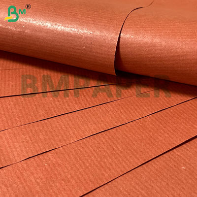 43gsm Flexible Breathable Red Striped Kraft Paper Roll 750mm 800mm For Gift Wrapping
