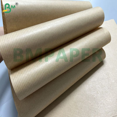 50gsm 60gsm 80 x 1100mm Food Grade Stripped Kraft Paper For Food Wrap Bags