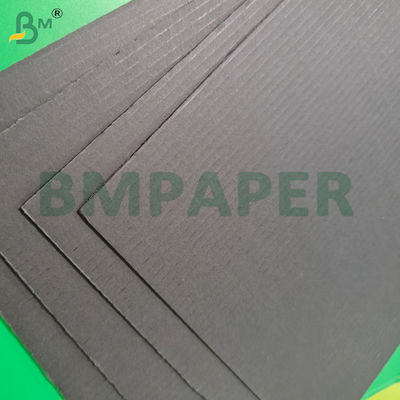 110+110+110gsm Single Wall E Fluted Black Corrugated Paper Sheets