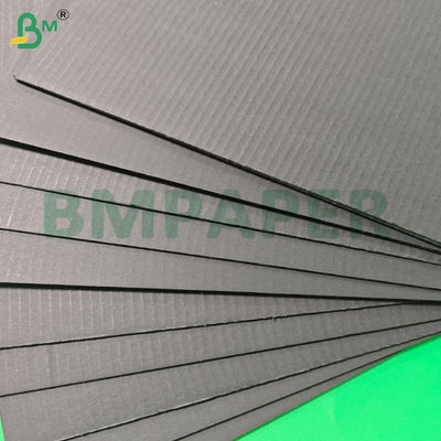 110+110+110gsm Single Wall E Fluted Black Corrugated Paper Sheets