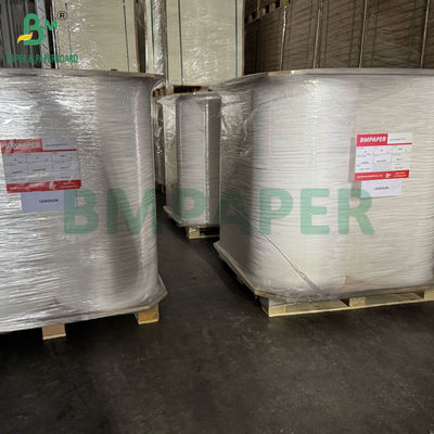 Natural Wood Pulp 28grs Kraft Paper Rolls 29mm 33mm For Wrapping Straws