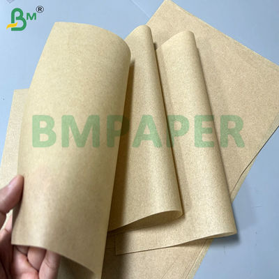 30gsm 35gsm Brown Grease Resistant Sandwich Paper For Food Wrapping 18x18"